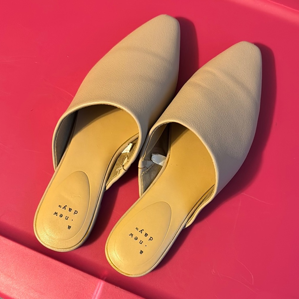 A New Day Women's Cream Mules